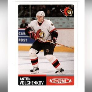 Anton Volchenkov RC - Ottawa Senators NHL Hockey Card 2002-03 Topps Total #404